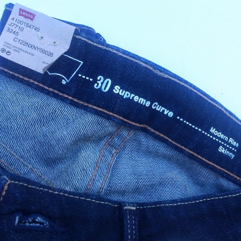 Levi's Jeans Size 30,  Blue, Supreme Rise, Skinny